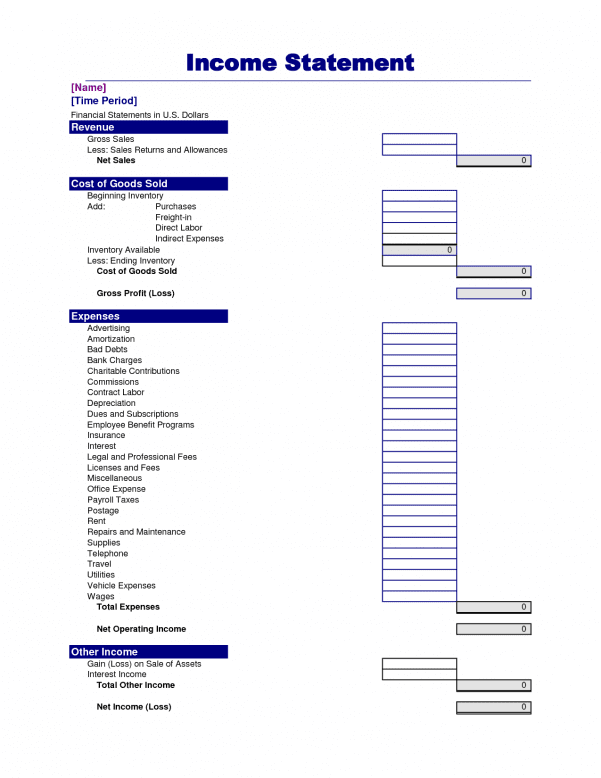 Free Excel Income Statement Template Balance Sheet Template Excel Spreadsheet Templates for Business Excel Spreadsheet Template