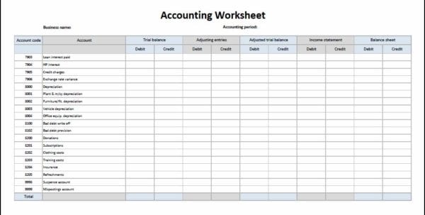 Accounting Journal Template Spreadsheet Templates for Business