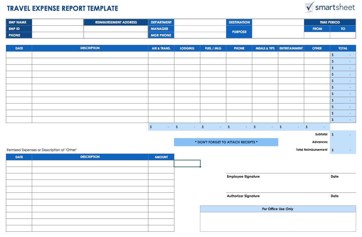 Daily Expense Sheet Format Free Download