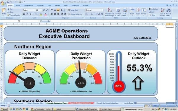 Dynamic Dashboard Template In Excel Excel Spreadsheet Dashboard Templates Spreadsheet Templates for Business Spreadsheet Dashboard Template