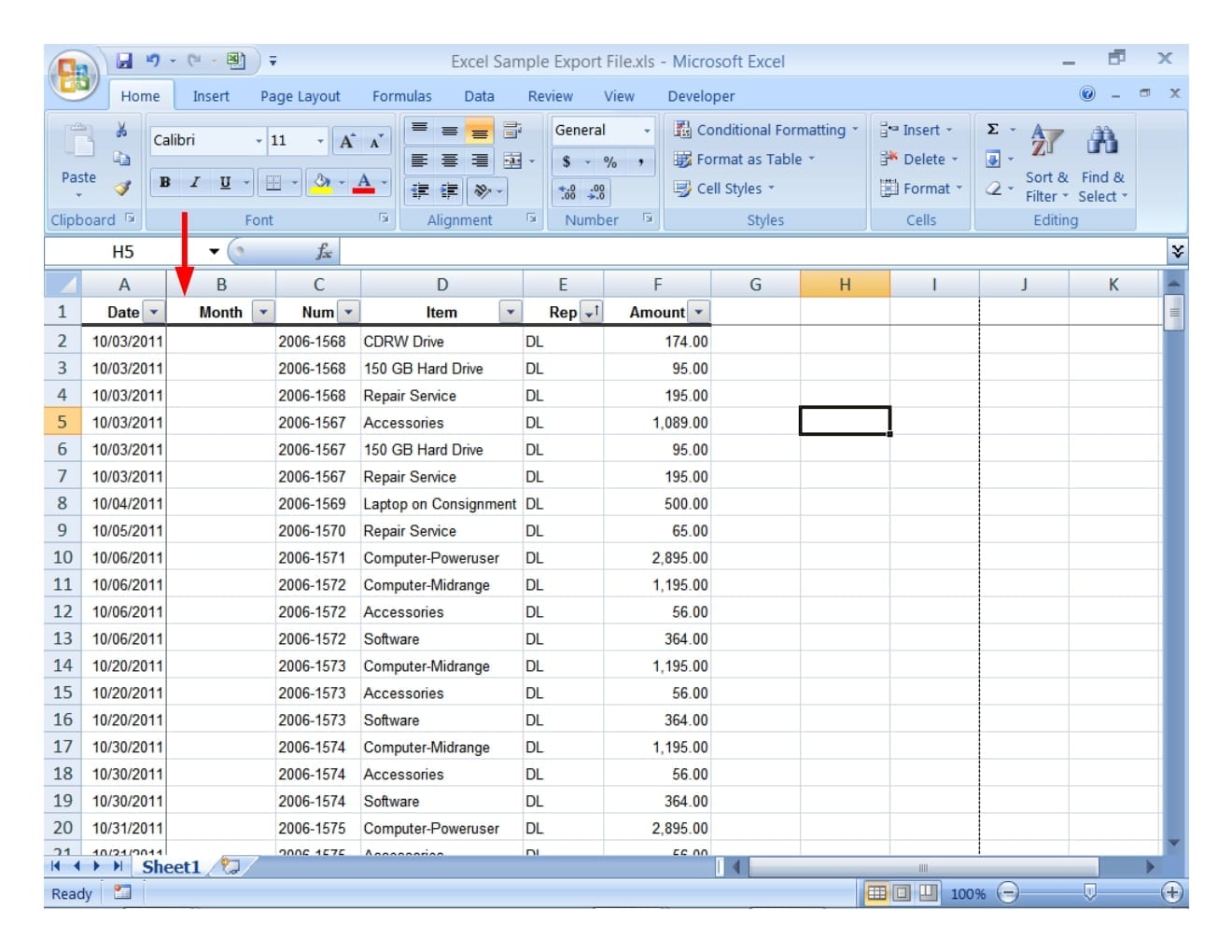 excel sheet download