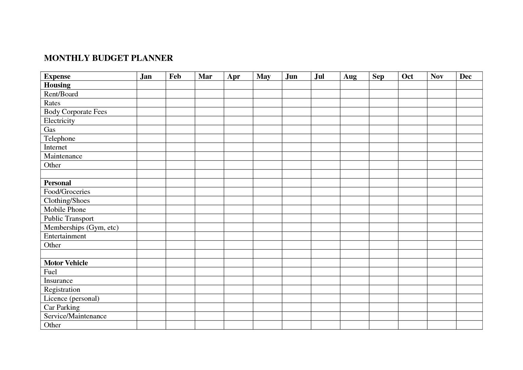 Printable Free Accounting Worksheet Template