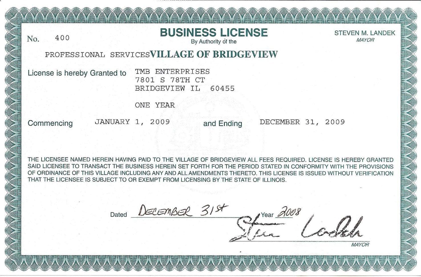 What Is Business License