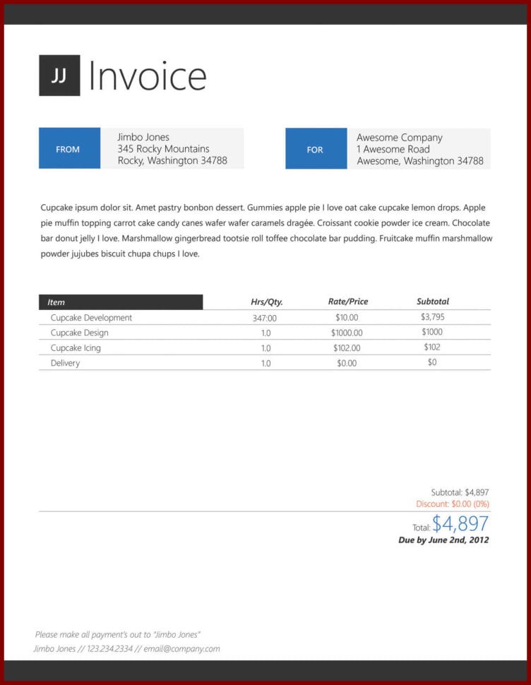 Invoice Template Google Docs Spreadsheet Templates for Busines Invoice