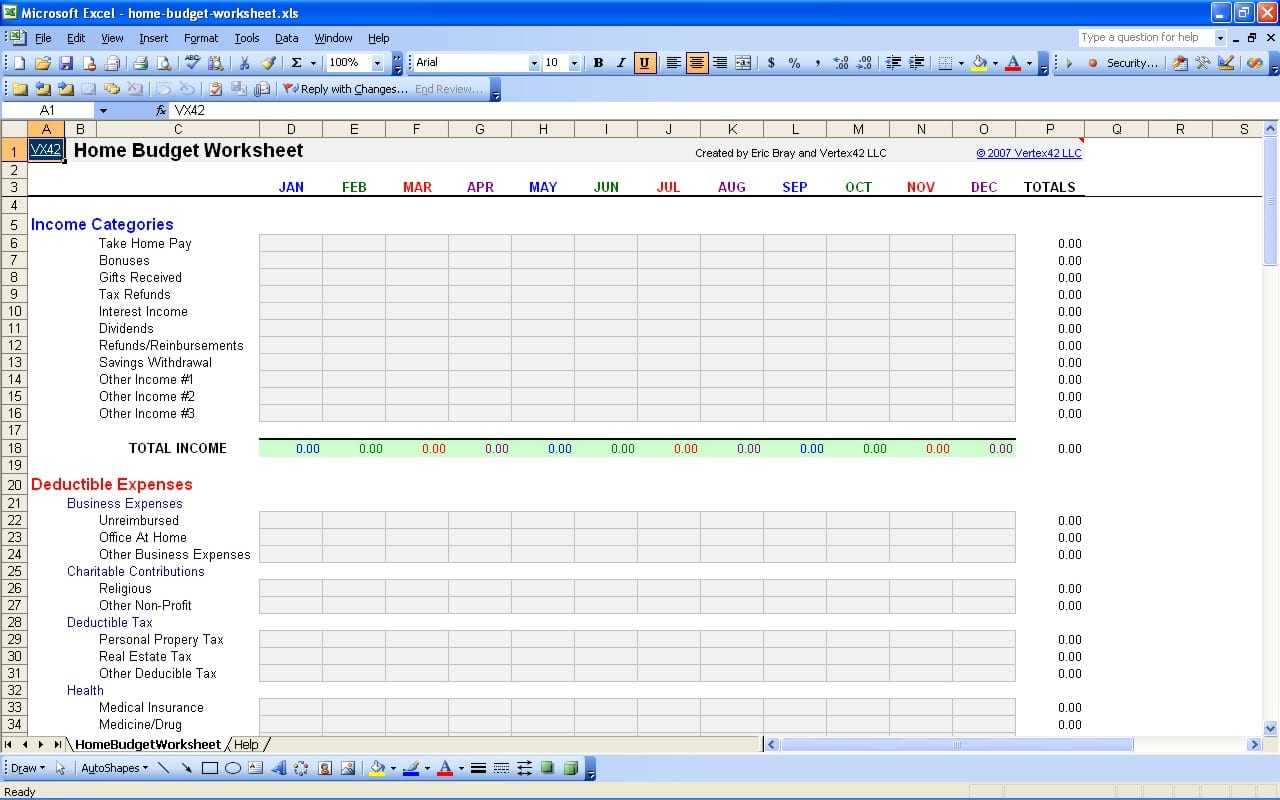 Personal Finance Spreadsheet Template Spreadsheet Templates For Busines 