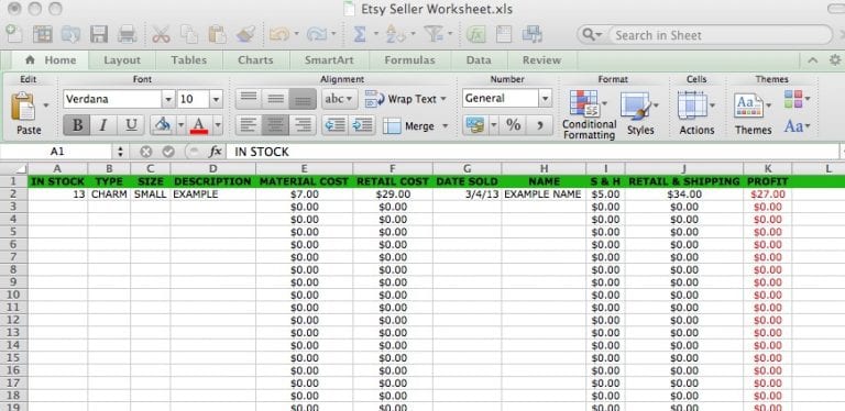 Basic Accounting Formulas Printable Worksheet 1 1 — excelxo.com