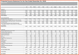 Blank Financial Statement In Excel