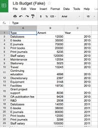 Example Excel Spreadsheet Data