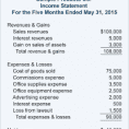 Free Excel Income Statement Template
