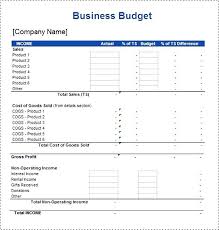 Sample Spreadsheet For Small Business