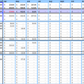 Accounting Spreadsheet Sample