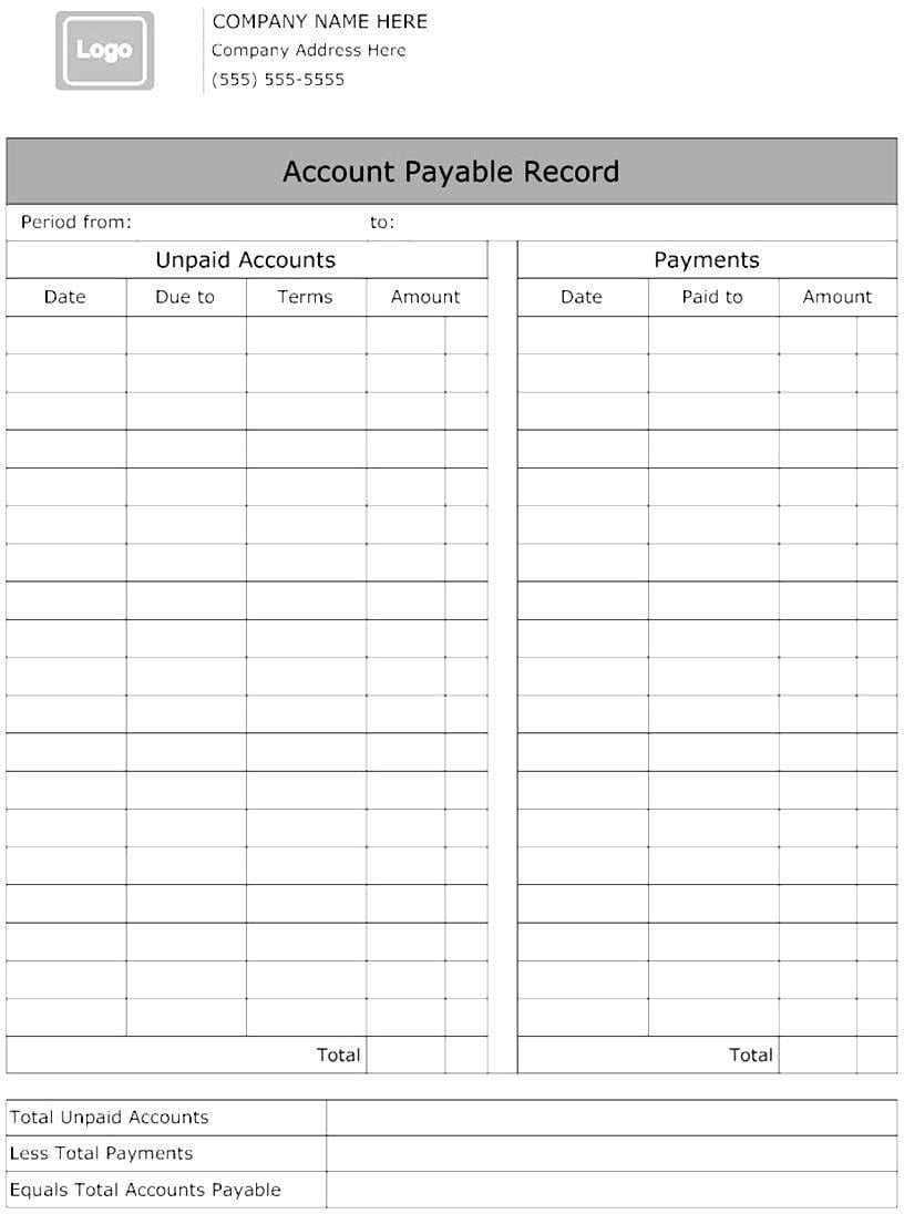 Basic Accounting Spreadsheet 2