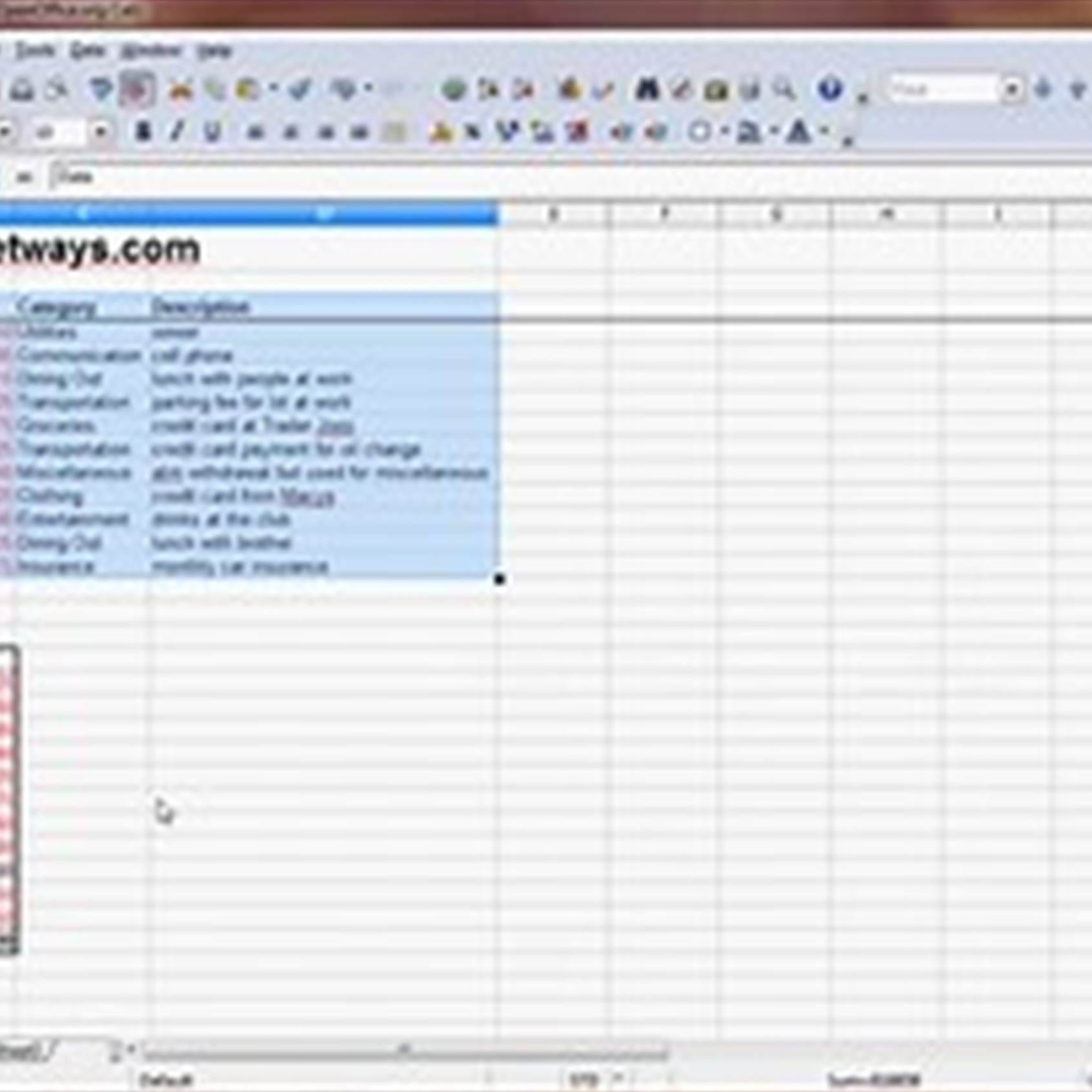 Cash Flow Worksheet