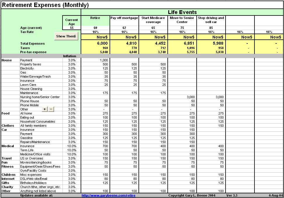 Examples Of Excel Spreadsheets For Budgeting