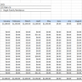 Excel Bookkeeping Spreadsheet Template