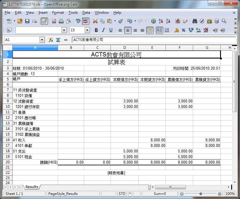 simple bookkeeping template for excel