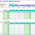 Excel Spreadsheet Template For Small Business