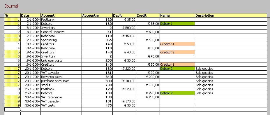 excel based accounting software