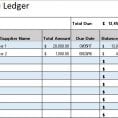 Monthly Bookkeeping Template Free