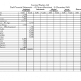 Printable Accounting Spreadsheet