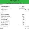 simple income statement template free