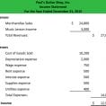 Simple Income Statement Template Free