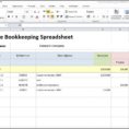 spreadsheets for small business bookkeeping