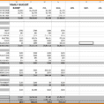 12 Month Budget Template Excel