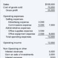Blank Income Statement Template Excel 1