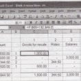 Business Spreadsheets Expenses And Revenues