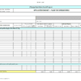 Credit Card Spreadsheet Template