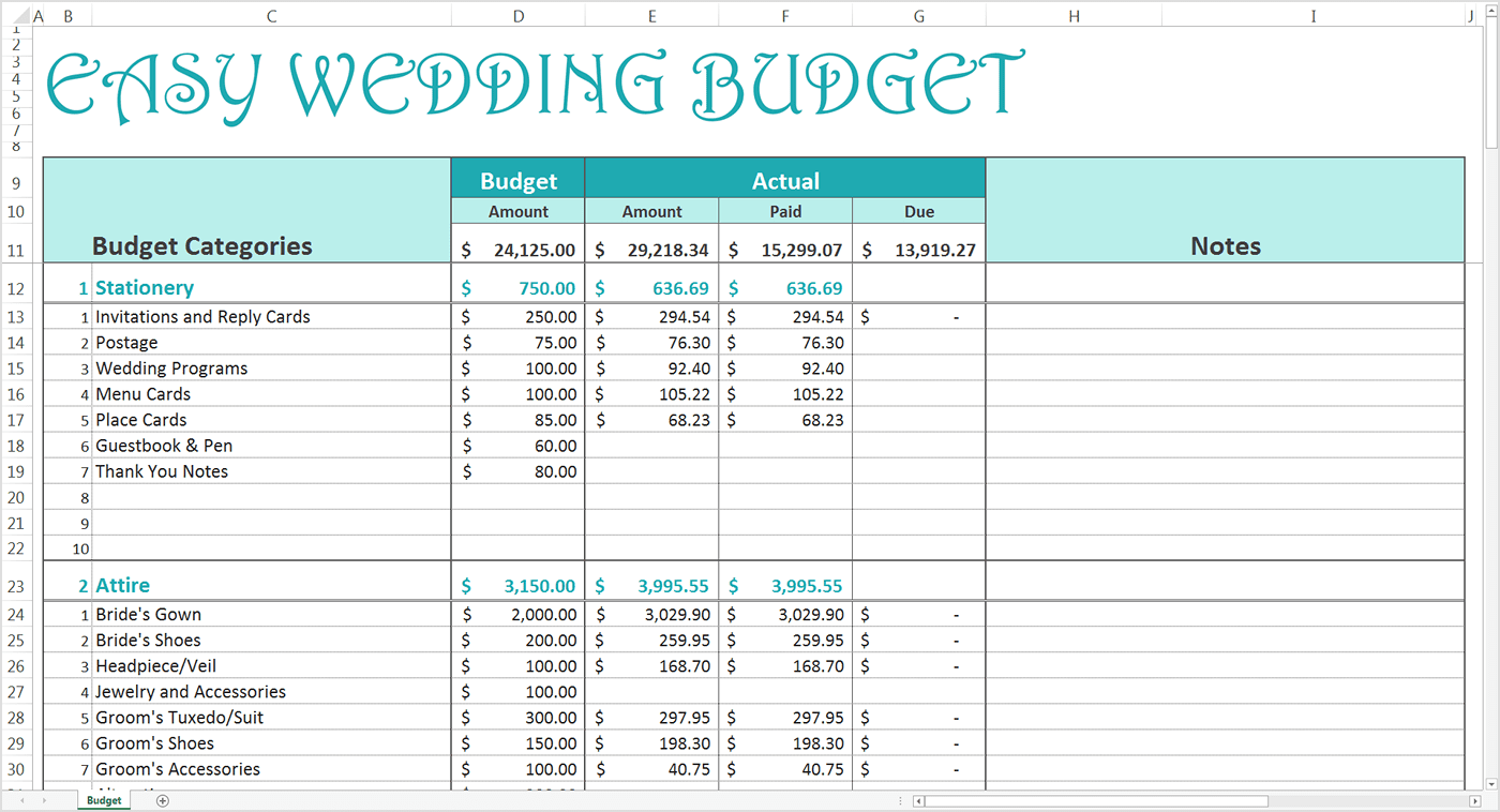 Daily Spending Tracker Spreadsheet