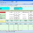Excel Equipment Spreadsheet