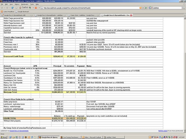 Free Blank Financial Statement Form