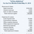 Free Excel Income Statement Template