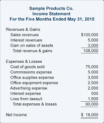 Free Excel Income Statement Template