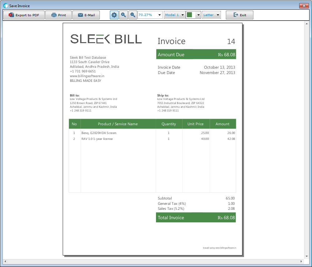 small business invoice and billing software