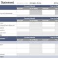 Monthly Financial Templates