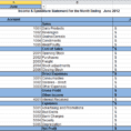 Monthly Rent Statement Template