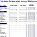 Profit And Loss Template For Small Business 2