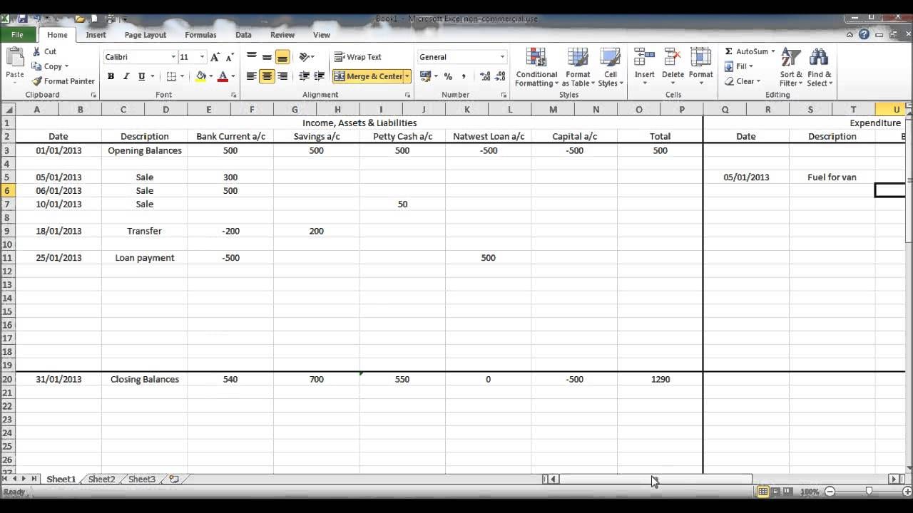 Simple Bookkeeping Examples Excelxo Com   Simple Bookkeeping Examples 