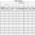 Spreadsheet for Bookkeeping