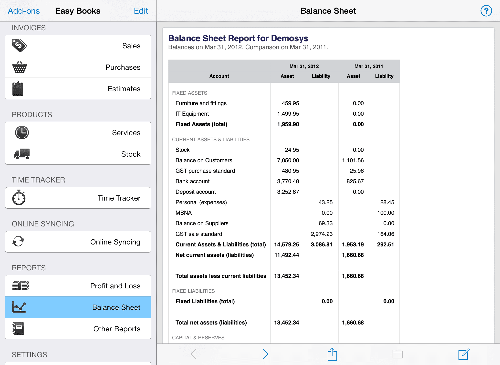 Accounting Excel Program