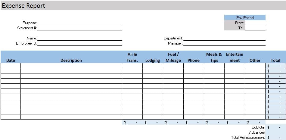 Accounting Worksheet Template Microsoft Excel