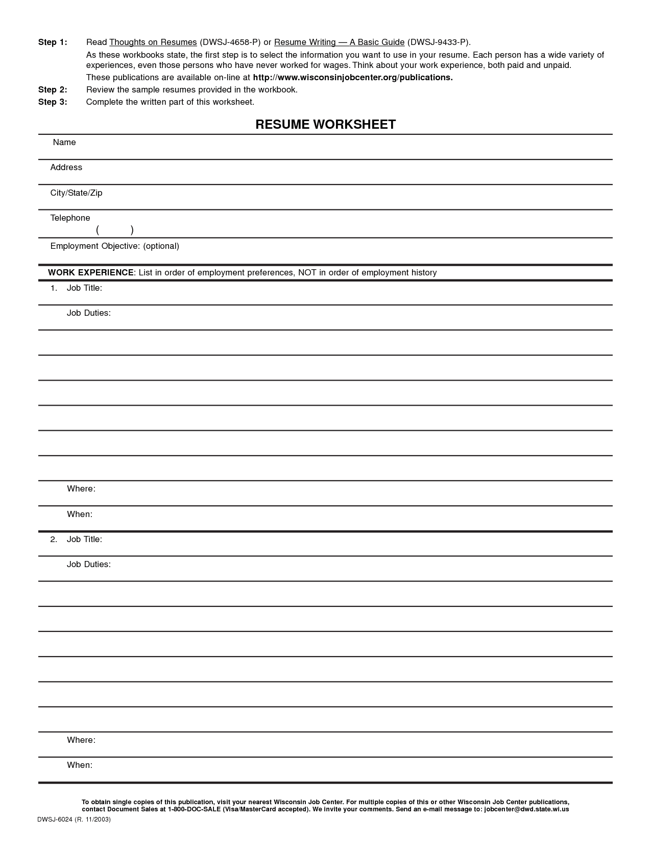 Blank Worksheet Templates For Teachers