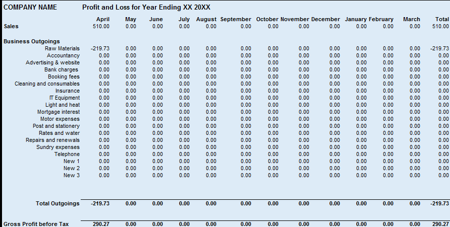 Bookkeeping Excel Spreadsheets Free Download