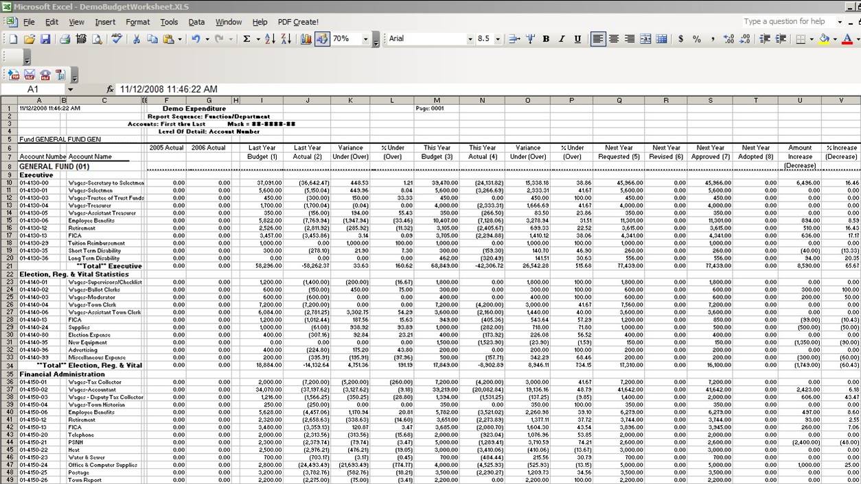 Bookkeeping Spreadsheet