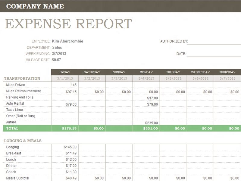 Business Budget Template Excel 1