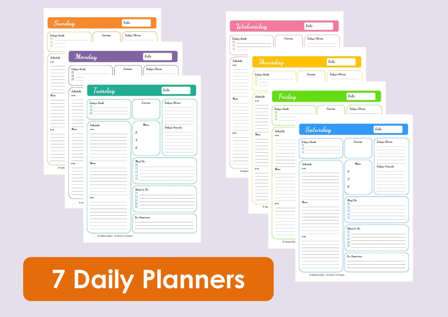 Daily Time Management Template