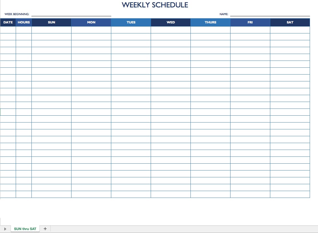 physical therapist daily hours tracking excel template